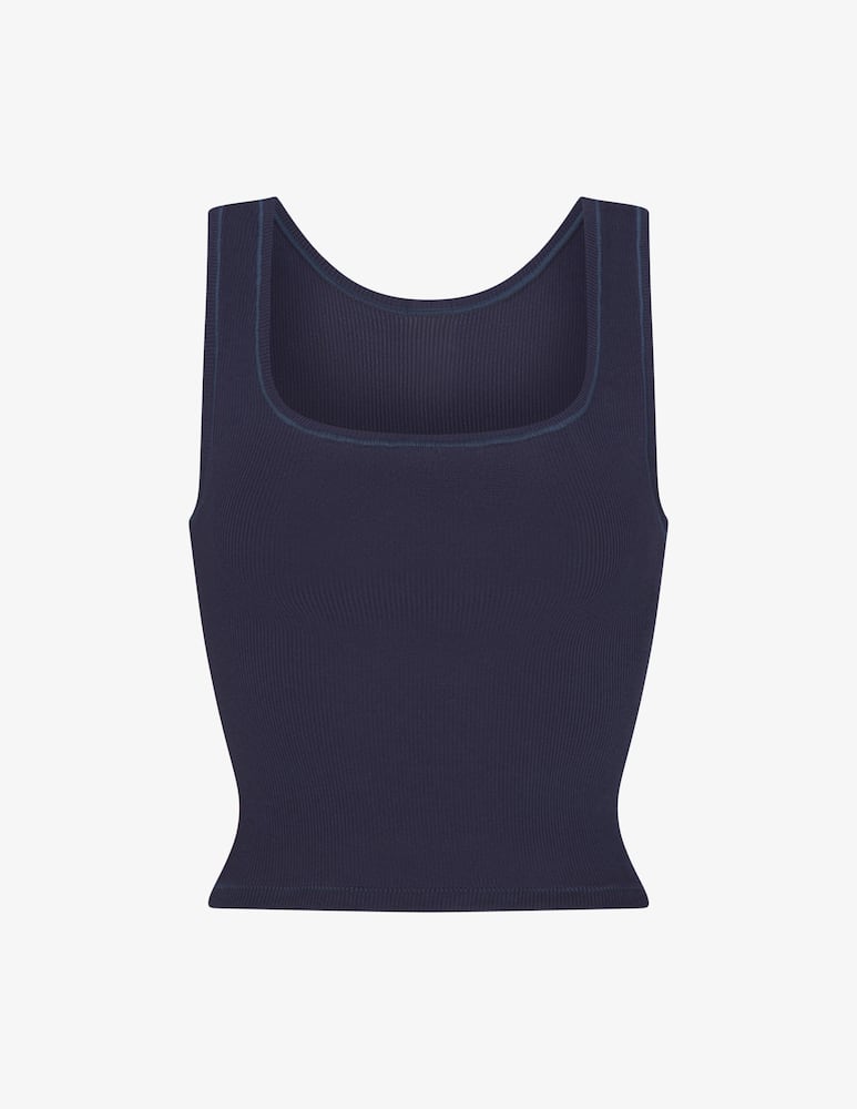 rinascente SKIMS Ribbed square neck tank top