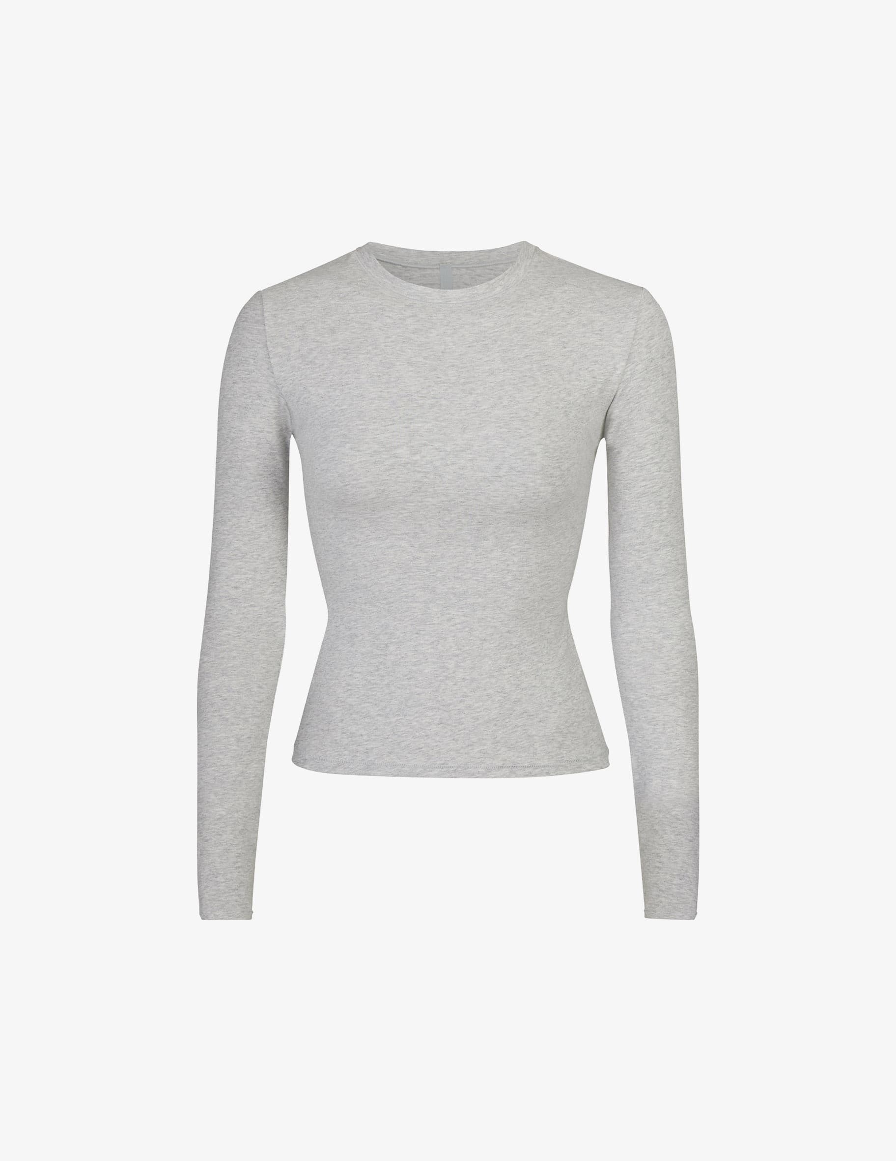 T-shirt nera a costine con ricamo, Nero - Sisley