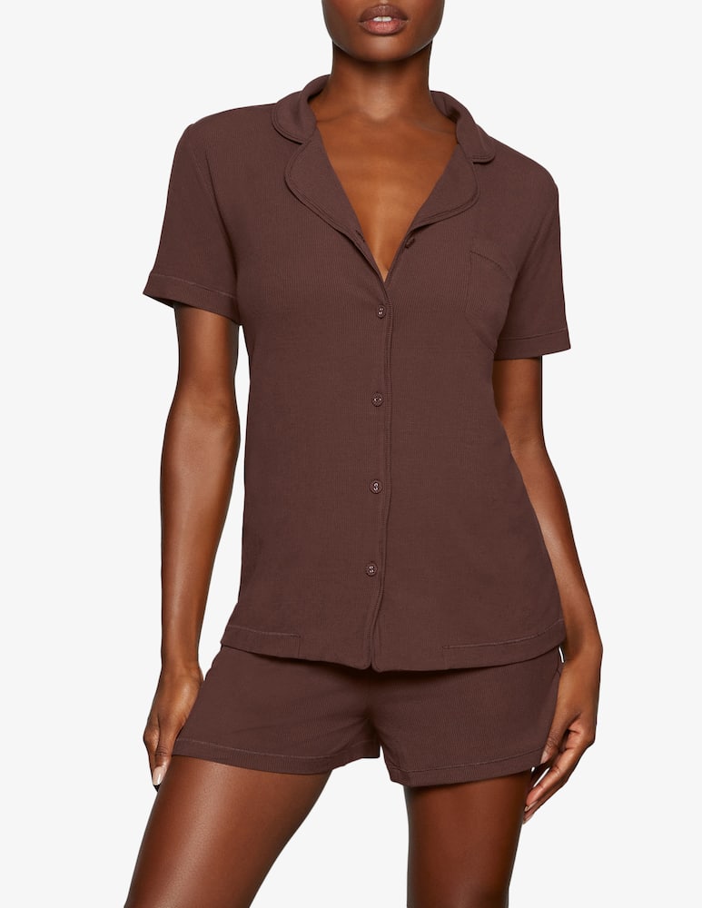SKIMS Ribbed short sleep set - picture 1 SKIMS Ribbed short sleep set - picture 1