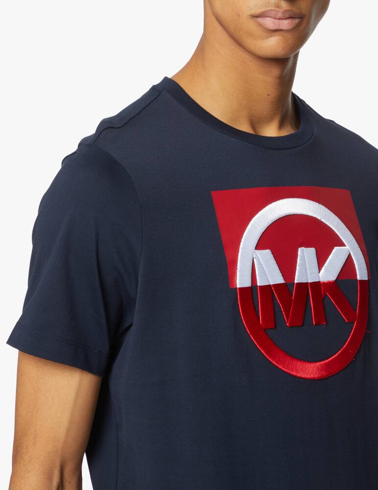 rinascente Michael Kors Mmk t-shirt colour block con logo