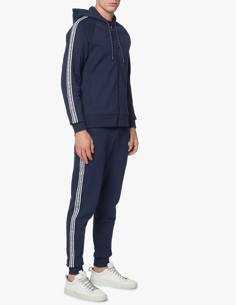 rinascente Michael Kors Logo tape fzip hoodie