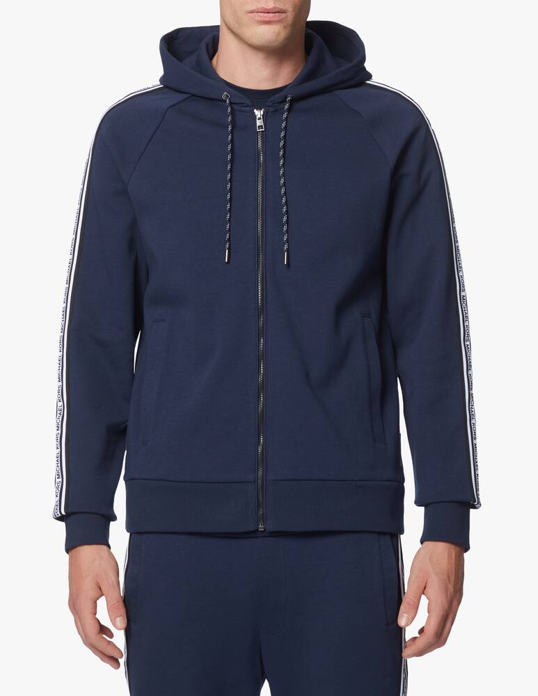 rinascente Michael Kors Logo tape fzip hoodie