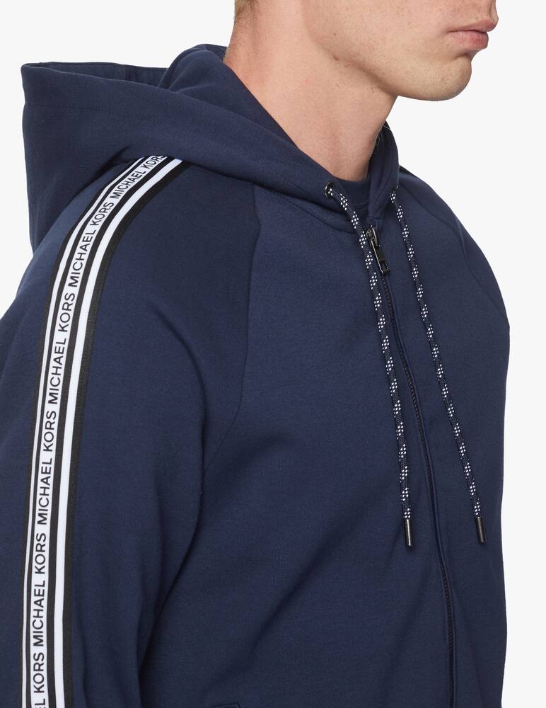 rinascente Michael Kors Logo tape fzip hoodie