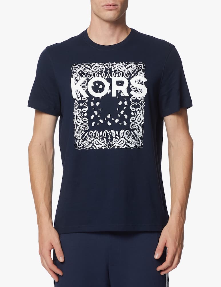 rinascente Michael Kors Bandana block logo t-shirt