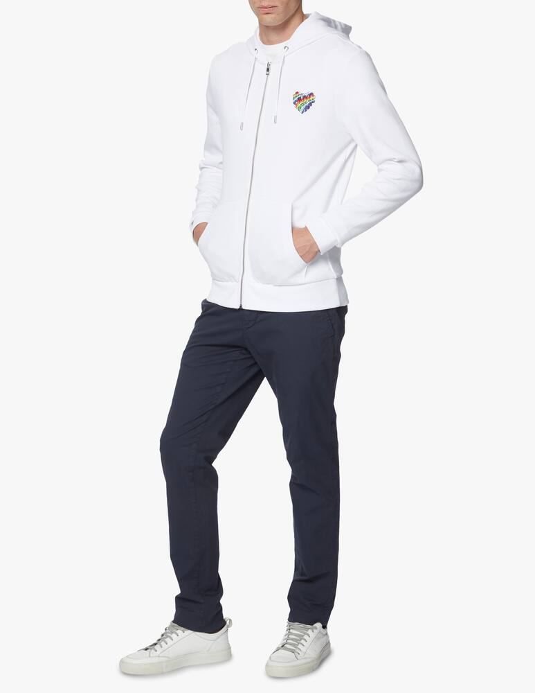 rinascente Michael Kors Felpa con cappuccio e con zip logo pride