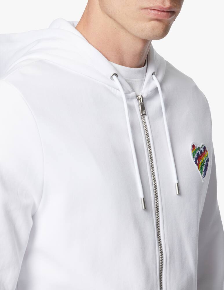 rinascente Michael Kors Felpa con cappuccio e con zip logo pride