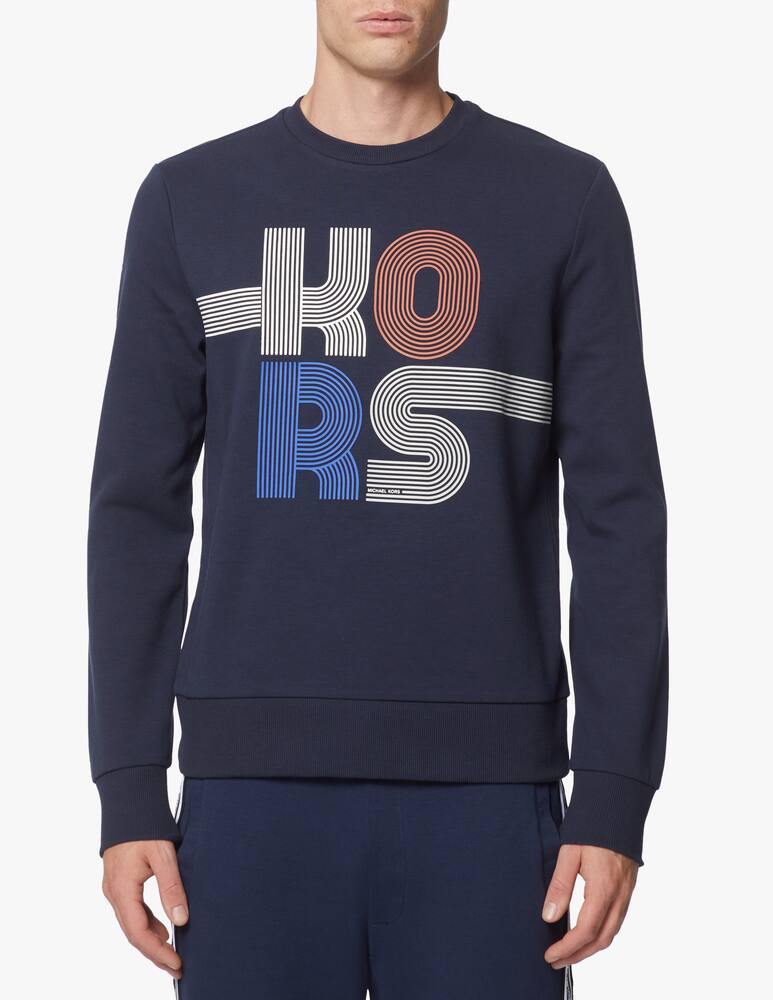 rinascente Michael Kors Rubber logo roundneck sweatshirt