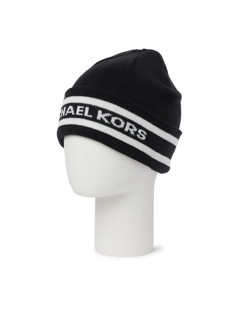 rinascente Michael Kors Logo tape beanie