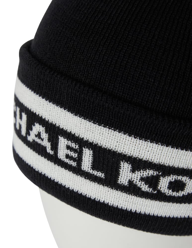 rinascente Michael Kors Logo tape beanie