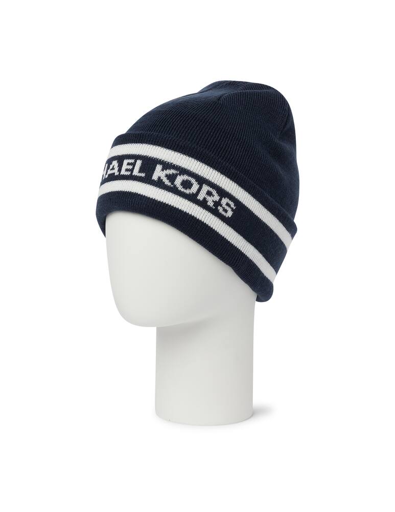 rinascente Michael Kors Logo tape beanie