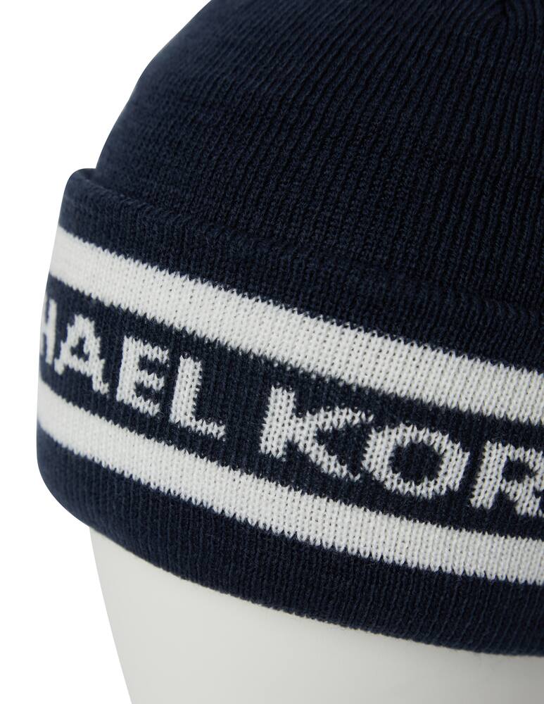 rinascente Michael Kors Logo tape beanie