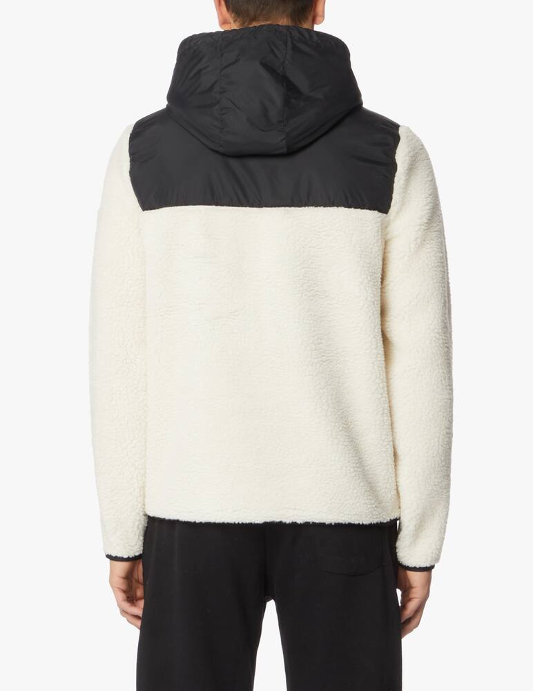 rinascente Michael Kors Sherpa fzip hoodie with nylon details