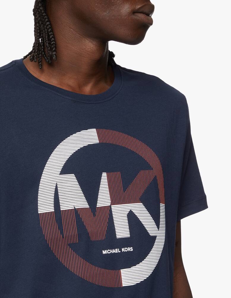 rinascente Michael Kors Maglietta girocollo logo gommato charm