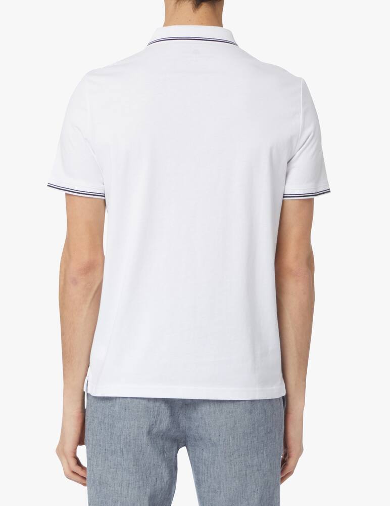 rinascente Michael Kors Short sleeve polo logo globe - white