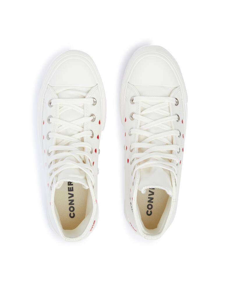 rinascente Converse Sneakers Chuck Taylor Love platform - bianco