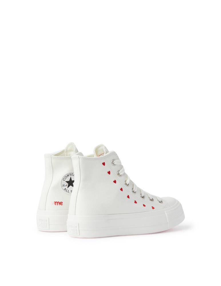 rinascente Converse Sneakers Chuck Taylor Love platform - bianco