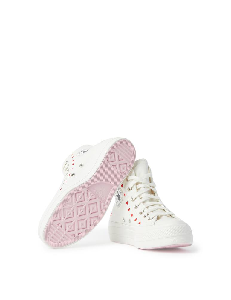 rinascente Converse Sneakers Chuck Taylor Love platform - bianco