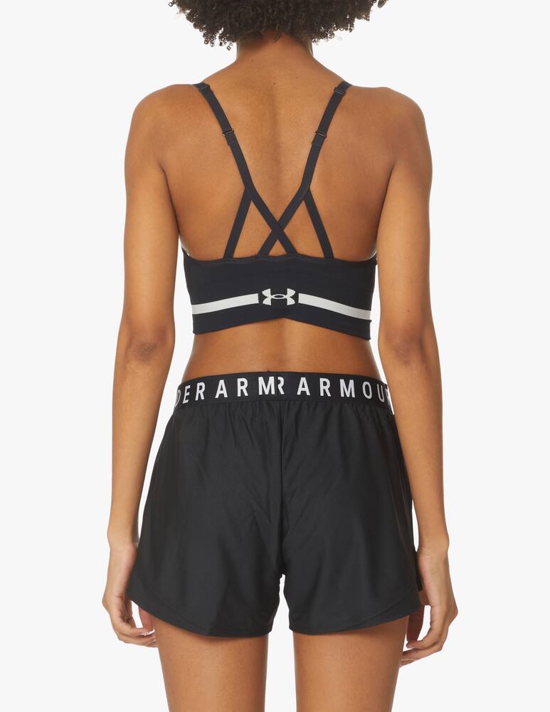 rinascente Under Armour Reggiseno sportivo Seamless Low Long Heather - nero