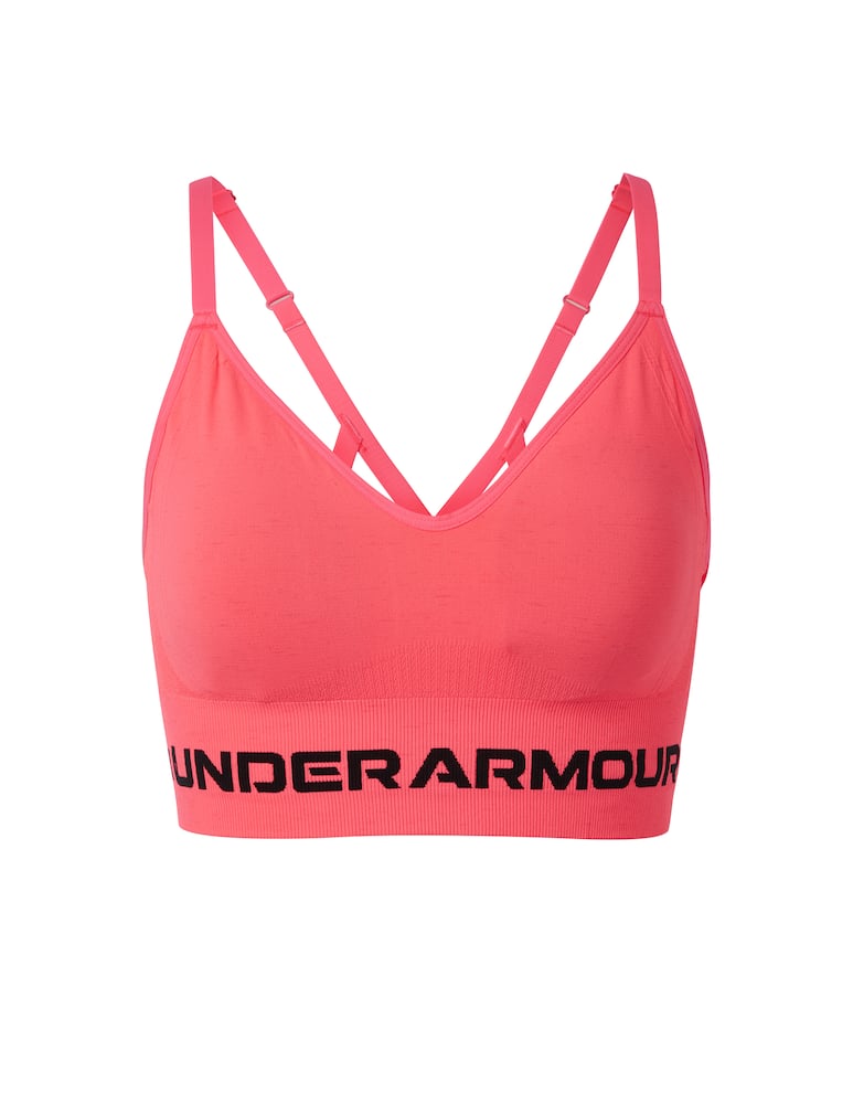 rinascente Under Armour Seamless Low Long Heather sports bra - pink