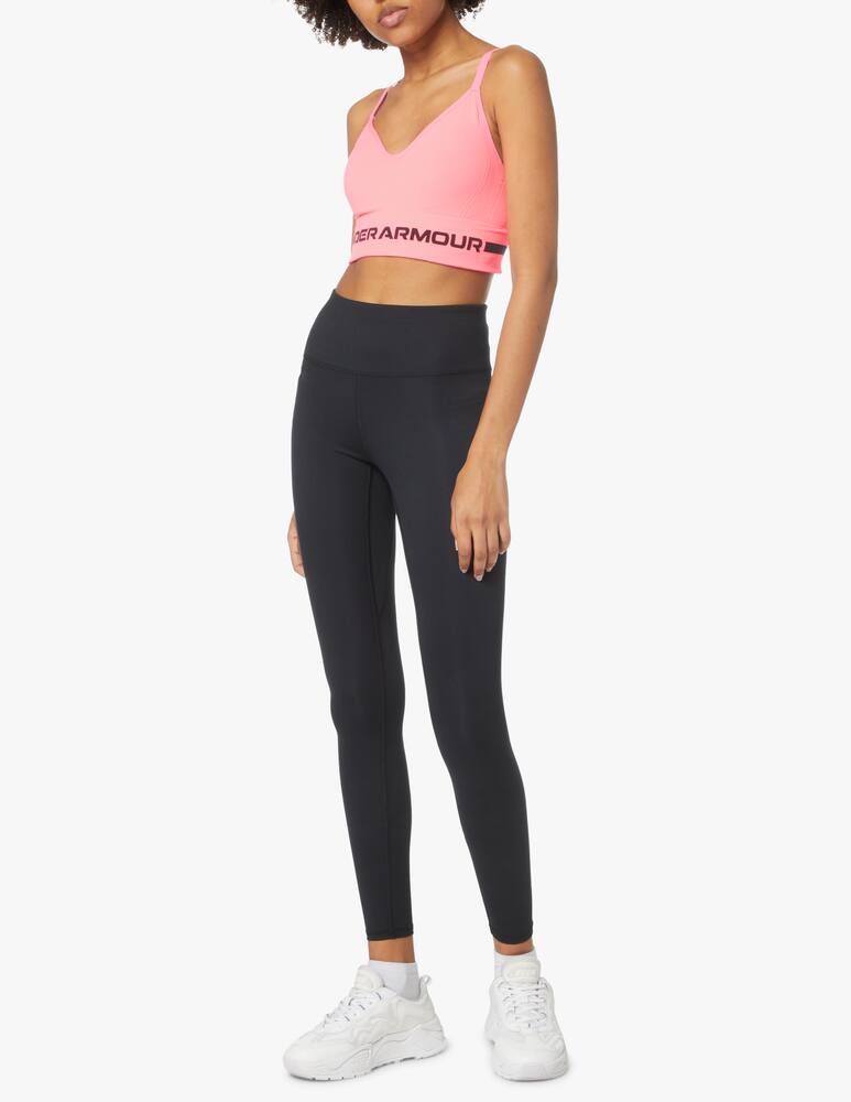 rinascente Under Armour Seamless Low Long Heather sports bra - pink