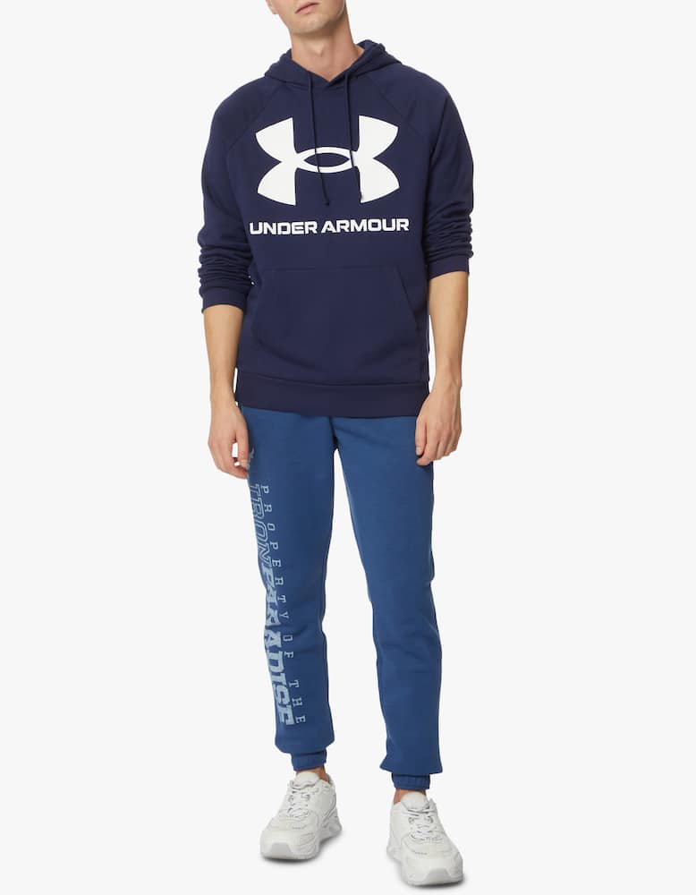 rinascente Under Armour Felpa con cappuccio rival con logo grande