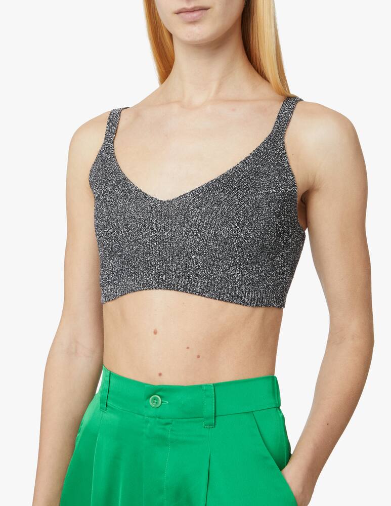 Apparis Top in maglia in misto cotone - nero - immagine 4 Apparis Top in maglia in misto cotone - nero - immagine 4