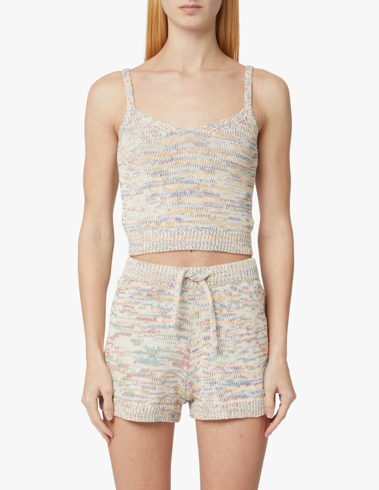Apparis Top in maglia in misto cotone - beige - immagine 1 Apparis Top in maglia in misto cotone - beige - immagine 1