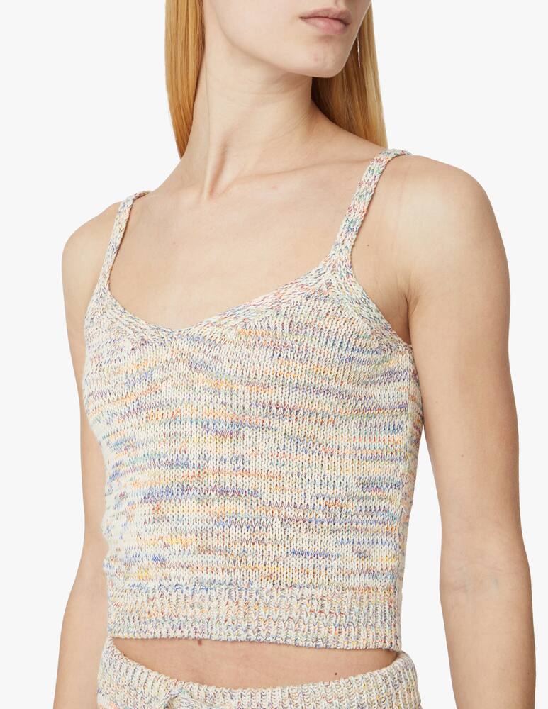 rinascente Apparis Top in maglia in misto cotone - beige