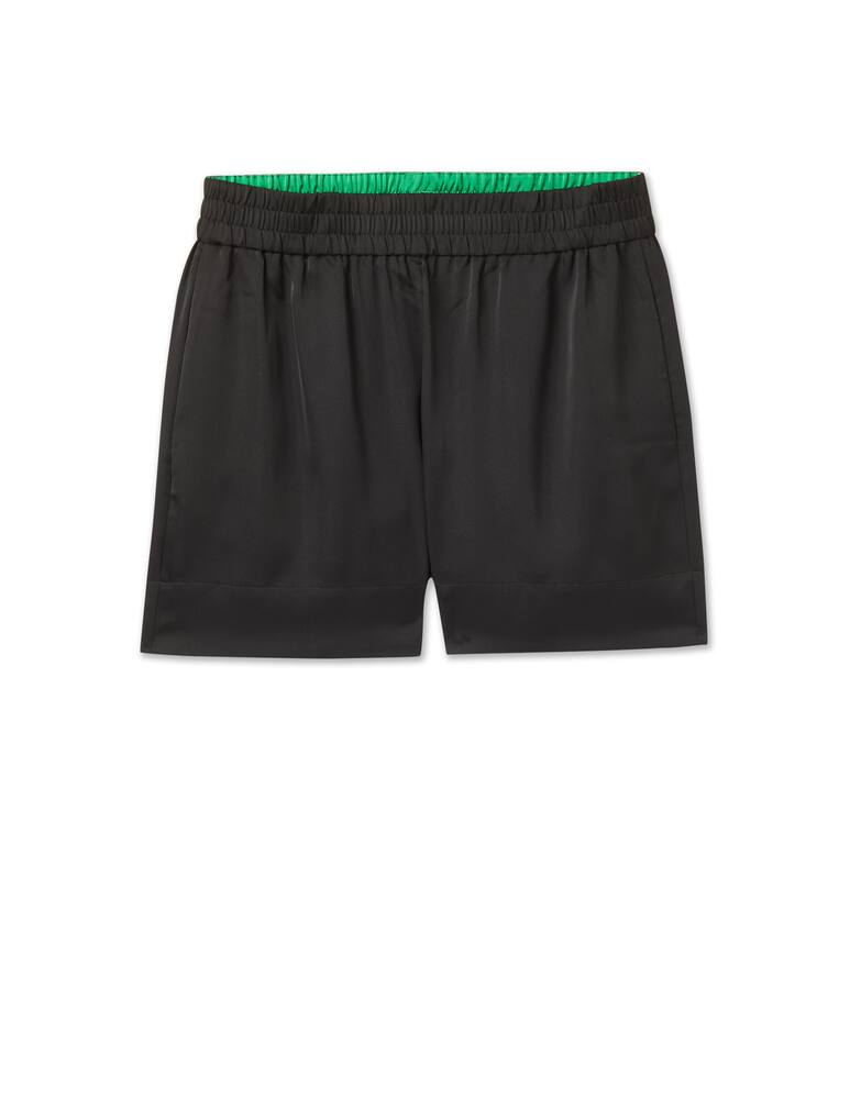 rinascente Apparis Pantaloncini in seta vegan - nero
