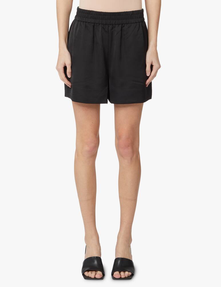 Apparis Pantaloncini in seta vegan - nero - immagine 2 Apparis Pantaloncini in seta vegan - nero - immagine 2