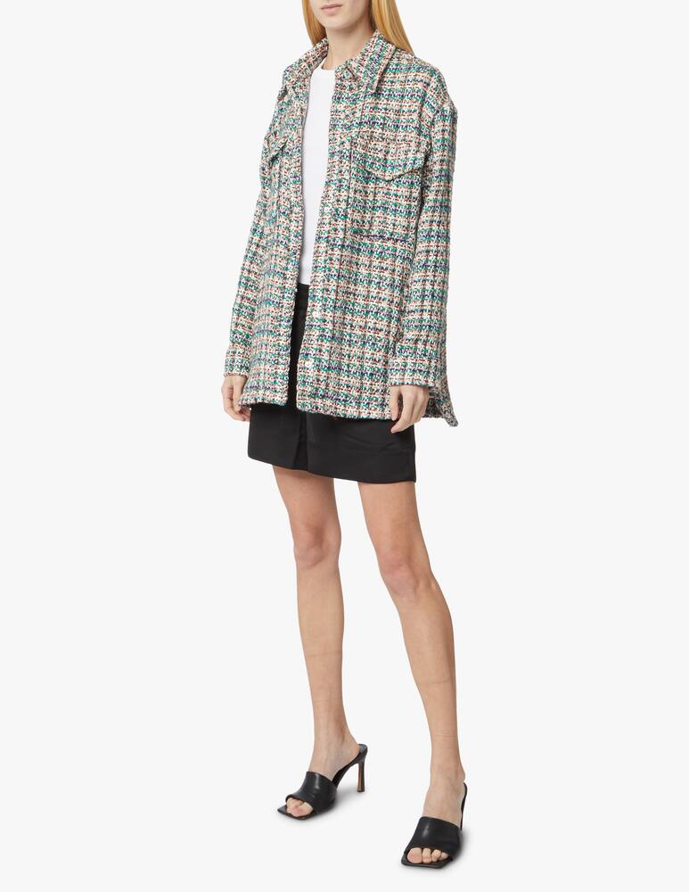 rinascente Apparis Tweed overshirt jacket - green
