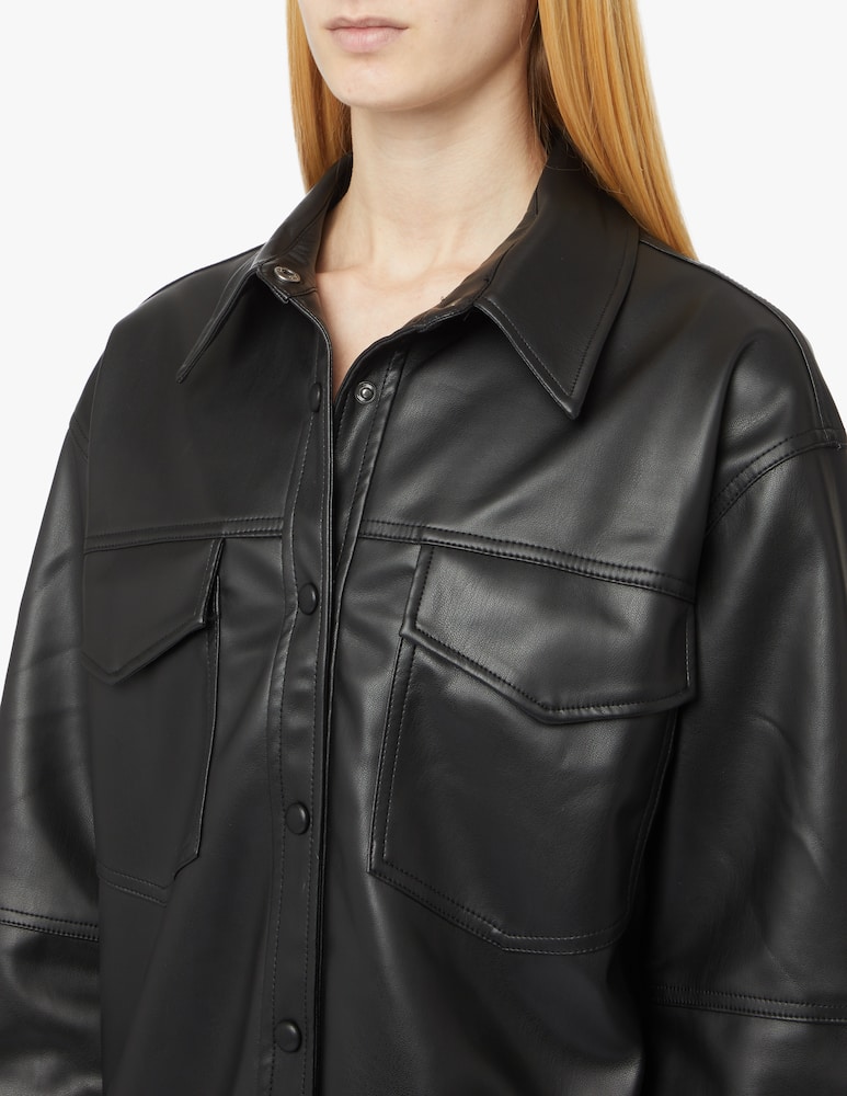 rinascente Apparis Giacca in simil pelle - nero