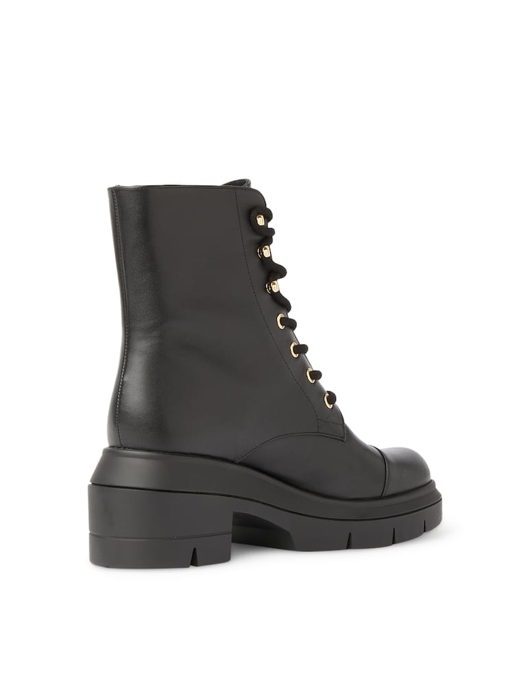 Stuart Weitzman Leather Nisha combat boots - picture 4 Stuart Weitzman Leather Nisha combat boots - picture 4