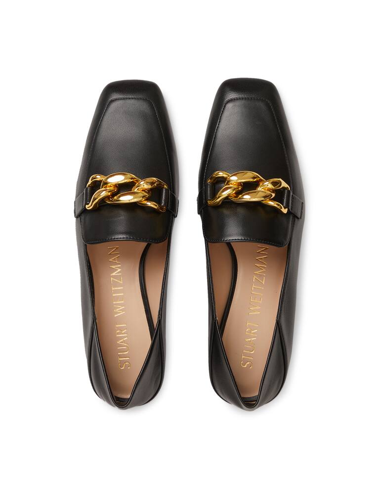 rinascente Stuart Weitzman Mickee loafer with chain