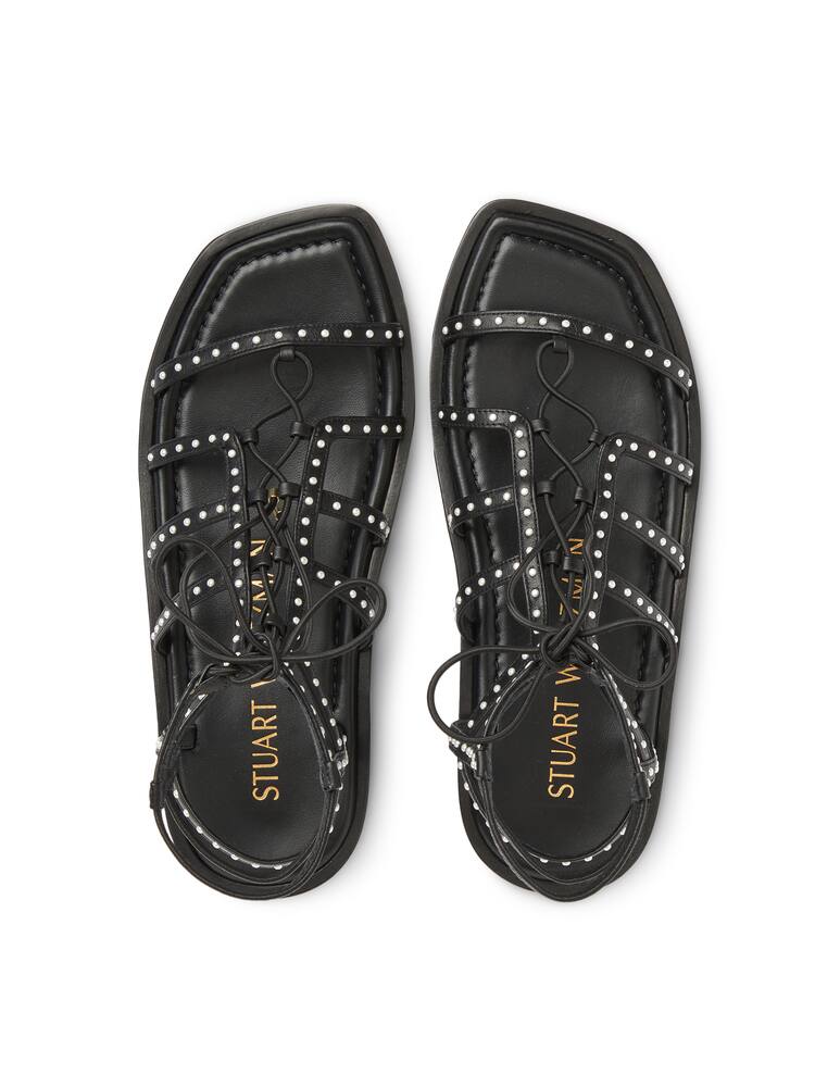 rinascente Stuart Weitzman Sandali bassi con micro perle Kora