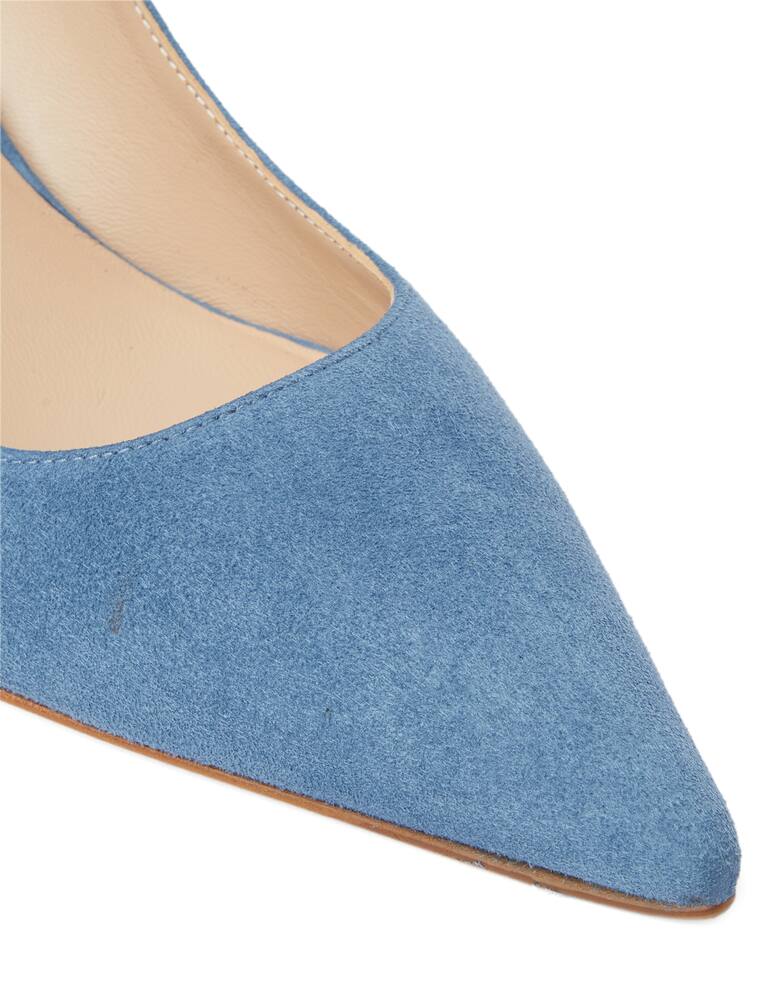 rinascente Stuart Weitzman Suede leather pumps - blue