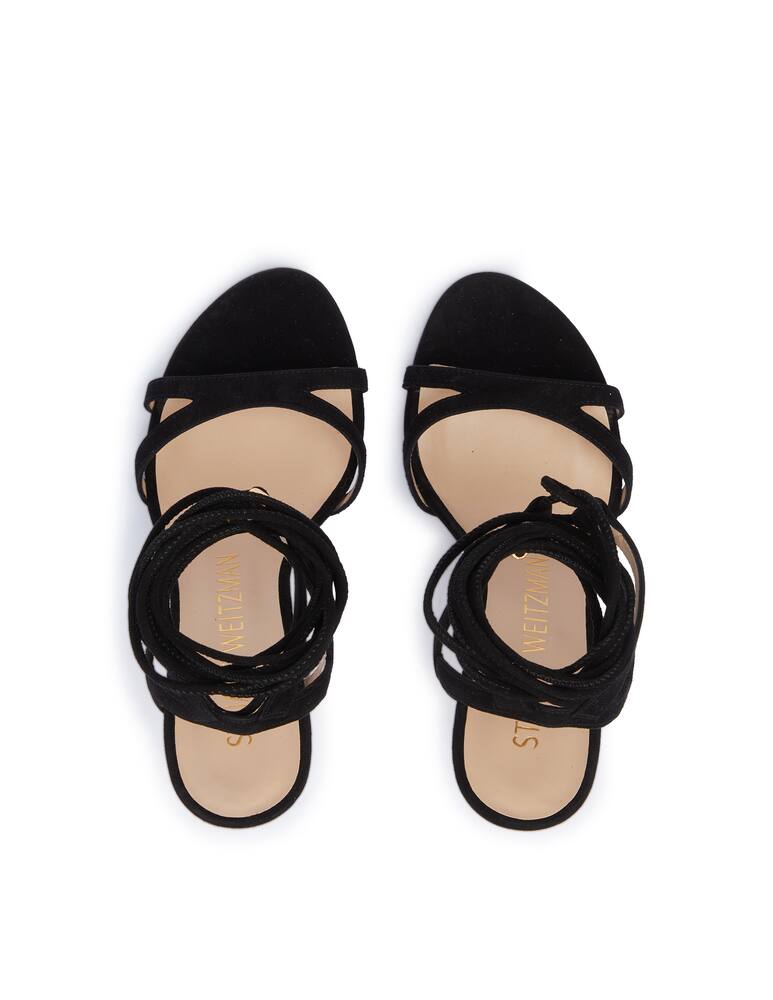rinascente Stuart Weitzman Sandali con tacco in pelle scamosciata Soireè - nero