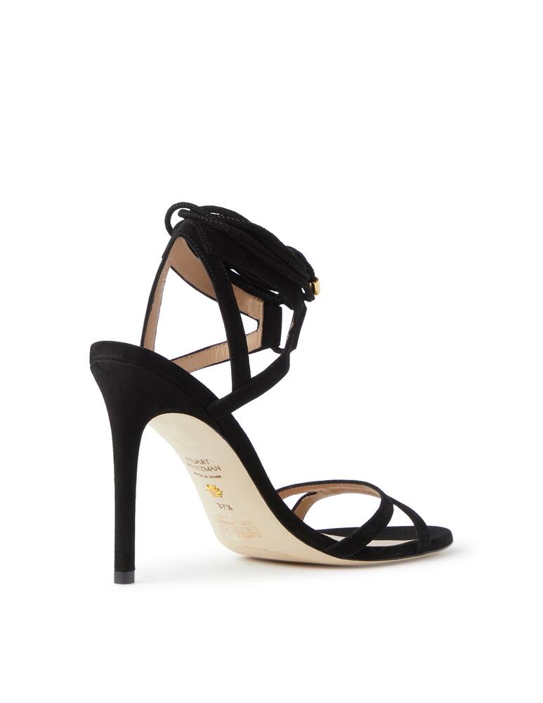 rinascente Stuart Weitzman Sandali con tacco in pelle scamosciata Soireè - nero