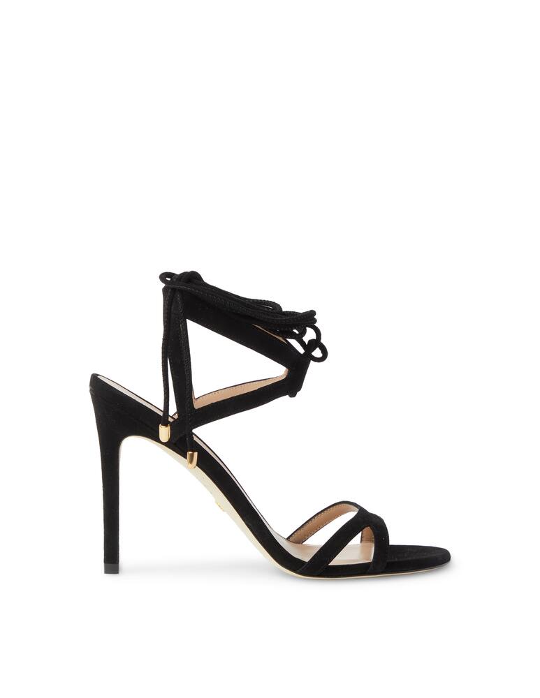 rinascente Stuart Weitzman Sandali con tacco in pelle scamosciata Soireè - nero
