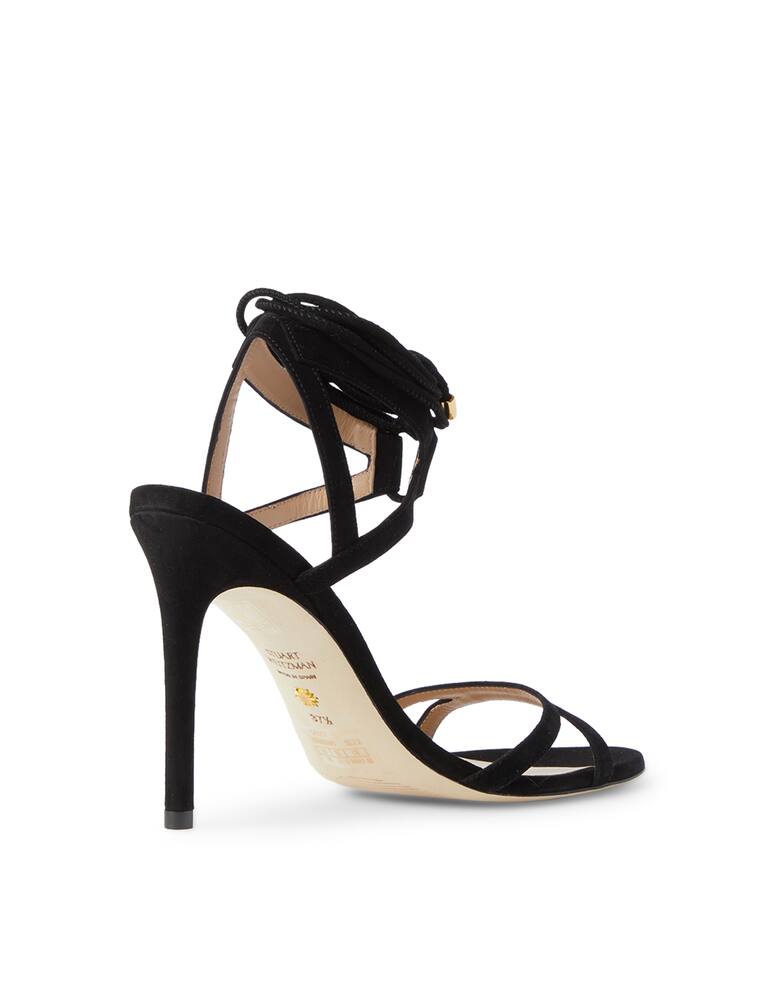 rinascente Stuart Weitzman Sandali con tacco in pelle scamosciata Soireè - nero