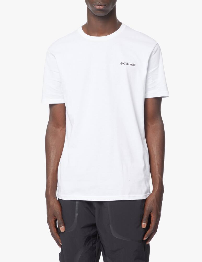 rinascente Columbia Logo geo print back t-shirt