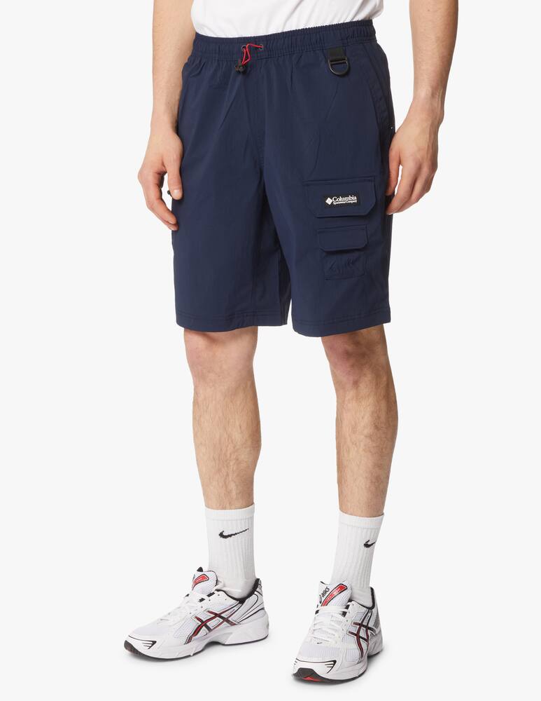 rinascente Columbia Flower a stretch nylon cargo short - blue