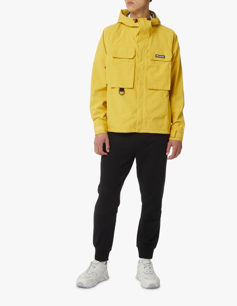 rinascente Columbia Giacca da pioggia field con cappuccio creek fraser - giallo