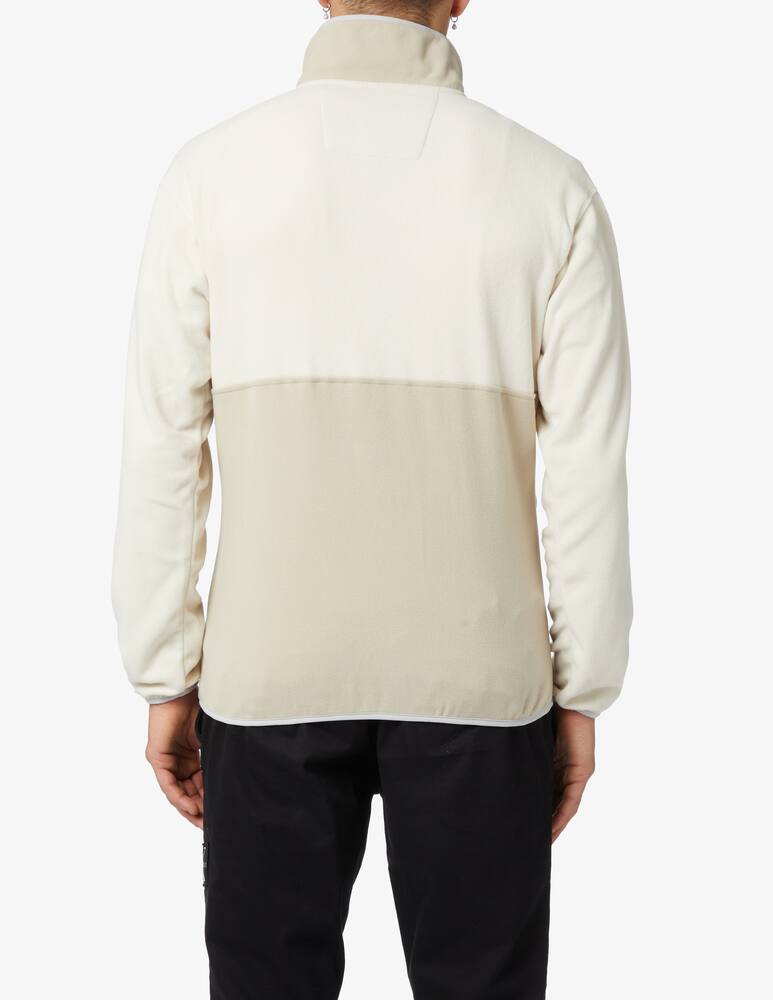 rinascente Columbia Fzip fleece backbowl sweater - beige