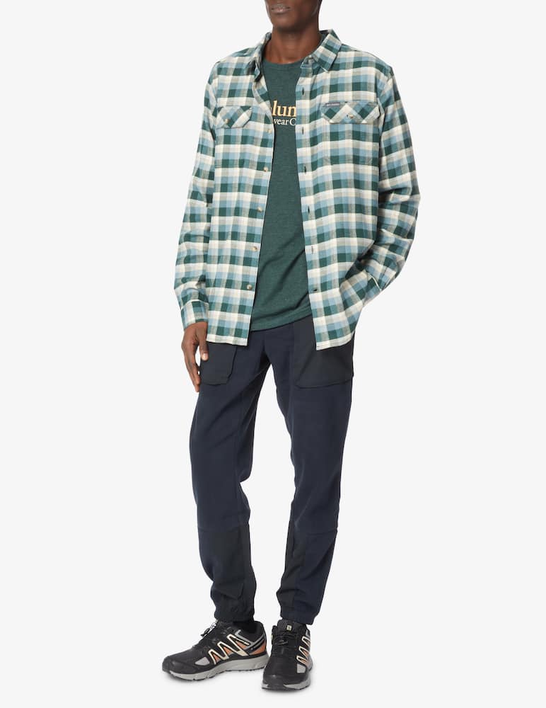 rinascente Columbia Camicia in flanella a quadri - Verde