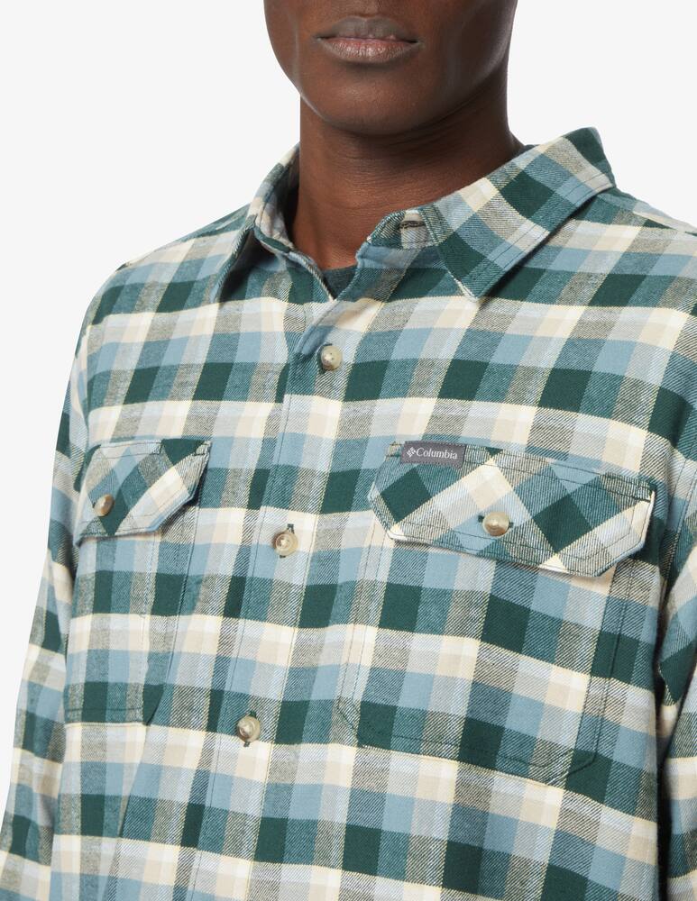 rinascente Columbia Camicia in flanella a quadri - Verde