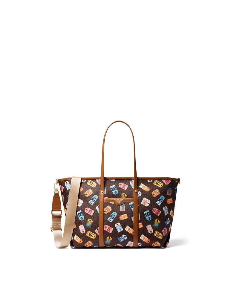 rinascente Michael Michael Kors Borsa tote Beck grande con stampa logo