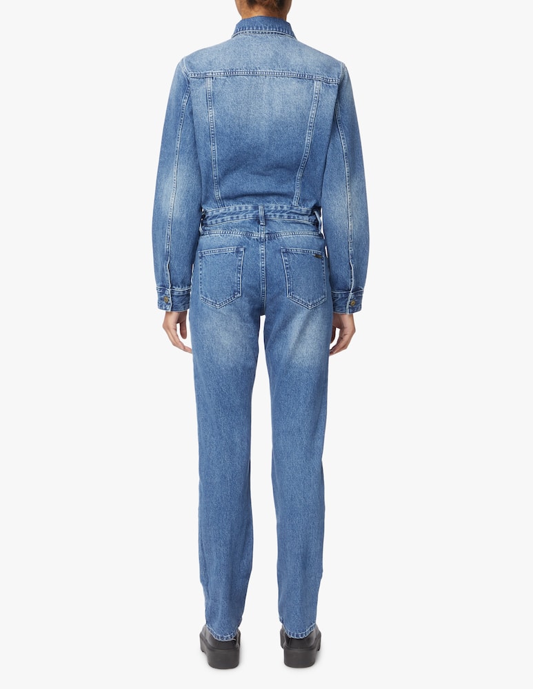 Michael Michael Kors Long sleeved denim jumpsuite - blue - picture 3 Michael Michael Kors Long sleeved denim jumpsuite - blue - picture 3