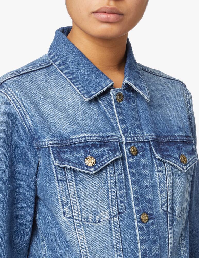 Michael Michael Kors Long sleeved denim jumpsuite - blue - picture 4 Michael Michael Kors Long sleeved denim jumpsuite - blue - picture 4