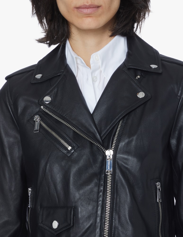 rinascente Michael Michael Kors Leather biker jacket